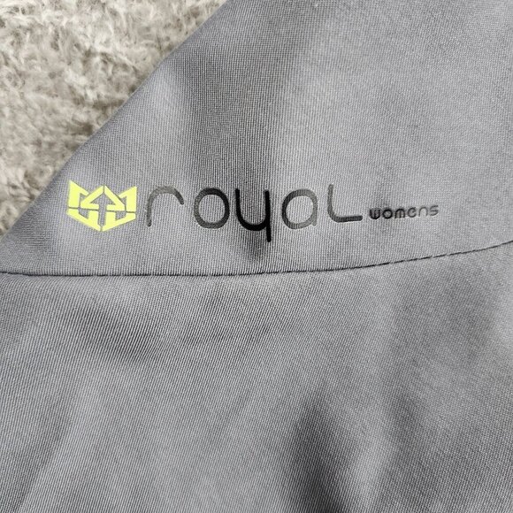 Royal Racing Cruiser Shorts Womens Size Medium Grey Black Zippers - Picture 16 of 16